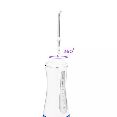 Ирригатор для полости рта KITFORT КТ-2915, портативный, емкость резервуара 0,35 л, 2 насадки, белый - фото 4