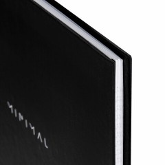 Блокнот БОЛЬШОЙ ФОРМАТ 200х290 мм, А4, 80 л., твердый, клетка, BRAUBERG "Minimal", черный, 116432 Блокнот БОЛЬШОЙ ФОРМАТ 200х290 мм, А4, 80 л., твердый, клетка, BRAUBERG "Minimal", черный, 116432 - фото 4