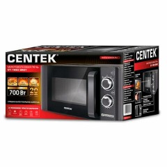 Микроволновая печь CENTEK CT-1583, объем 20 л, мощность 700 Вт, механическое управление, черная, CT-1583 Gray Микроволновая печь CENTEK CT-1583, объем 20 л, мощность 700 Вт, механическое управление, черная, CT-1583 Gray - фото 4