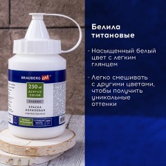 Краска акриловая художественная BRAUBERG ART CLASSIC, флакон 250мл, БЕЛИЛА ТИТАНОВЫЕ, 191072 Краска акриловая художественная BRAUBERG ART CLASSIC, флакон 250мл, БЕЛИЛА ТИТАНОВЫЕ, 191072 - фото 7