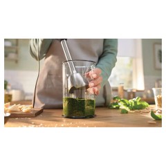 Блендер погружной BOSCH MSM4W210, 600 Вт, 1 скорость, 1 насадка, стакан, белый - фото 9