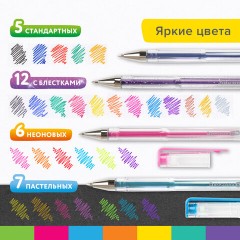 Ручки гелевые АРОМАТИЗИРОВАННЫЕ, НАБОР 30 ЦВЕТОВ, "FRUITS", линия письма 0,5 мм, BRAUBERG KIDS, 143823 Ручки гелевые АРОМАТИЗИРОВАННЫЕ, НАБОР 30 ЦВЕТОВ, "FRUITS", линия письма 0,5 мм, BRAUBERG KIDS, 143823 - фото 15