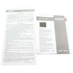 Колонки компьютерные SVEN SPS-603, 2.0, 2х3 Вт, дерево, черные, SV-015183 Колонки компьютерные SVEN SPS-603, 2.0, 2х3 Вт, дерево, черные, SV-015183 - фото 7