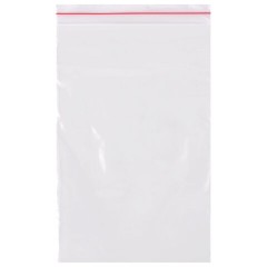 Пакеты ZIP LOCK "зиплок" ПРОЧНЫЕ, комплект 100 шт., 80х120 мм, ПВД, 60 мкм., BRAUBERG, 703076 - фото 2