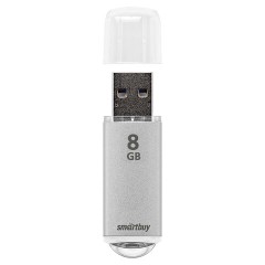 Флеш-память Smartbuy V-Cut, 8Gb, USB 2.0, сереб, SB8GBVC-S - фото 5