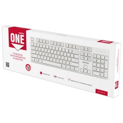 Клавиатура проводная SMARTBUY ONE 238, USB, 104 клавиши, белый, SBK-238U-W - фото 3