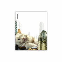 Обложки ПП для тетрадей и дневников ERICH KRAUSE "Big City Cats", КОМПЛЕКТ 12 шт., 80 мкм, 212х347 мм, 63508 - фото 2