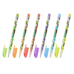 Ручки гелевые ПАСТЕЛЬНЫЕ BRAUBERG KIDS "CUTE ANIMALS", НАБОР 6 ЦВЕТОВ, корпус с печатью, узел 1 мм, линия письма 0,7 мм, 144439 - фото 2