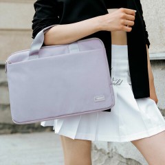 Сумка портфель HEIKKI ULTRA (ХЕЙКИ) с отделением для ноутбука 15,6", Lavender, лавандовая, 28х39х3 см, 272610 - фото 13
