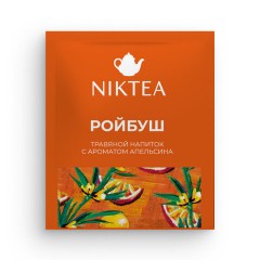 Чай NIKTEA "Ройбуш Оранж" травяной со вкусом апельсина, 25 пакетиков в конвертах по 2 г, TALTHA-DP0058 - фото 6