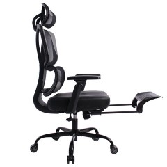 Кресло BRABIX PREMIUM "Venom GM-530", подножка, синхромеханизм, экокожа/сетка, черное/серое, 532951 Кресло BRABIX PREMIUM "Venom GM-530", подножка, синхромеханизм, экокожа/сетка, черное/серое, 532951 - фото 9