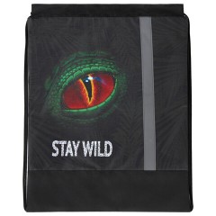 Мешок для обуви ЮНЛАНДИЯ, плотный, светоотражающая полоса, 46х36 см, "Stay wild", 270917 Мешок для обуви ЮНЛАНДИЯ, плотный, светоотражающая полоса, 46х36 см, "Stay wild", 270917 - фото 2