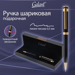Ручка подарочная шариковая GALANT "Bernini", корпус черный, детали золото, узел 0,7 мм, линия письма 0,5 мм, синяя, 144177 Ручка подарочная шариковая GALANT "Bernini", корпус черный, детали золото, узел 0,7 мм, линия письма 0,5 мм, синяя, 144177 - фото 14