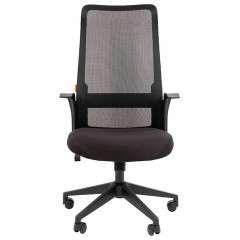 Кресло офисное Chairman CH 573, сетка/ткань, черное, 7134740 Кресло офисное Chairman CH 573, сетка/ткань, черное, 7134740 - фото 3