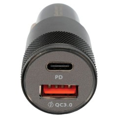 Зарядное устройство автомобильное CABLEXPERT 38 Вт, 3 А, QC3.0/PD, 1 х USB, 1 х Type-C, MP3A-UC-CAR24 - фото 3