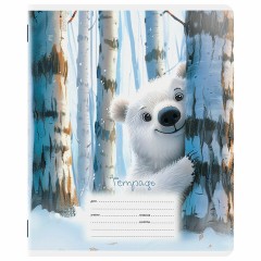 Тетрадь 12 л. ЮНЛАНДИЯ, клетка, обложка картон, МИШКИ, 107275 Тетрадь 12 л. ЮНЛАНДИЯ, клетка, обложка картон, МИШКИ, 107275 - фото 5