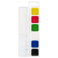 Краски акварельные BRAUBERG KIDS, медовые, 6 цветов, квадратные кюветы, пластиковый пенал, 192281 Краски акварельные BRAUBERG KIDS, медовые, 6 цветов, квадратные кюветы, пластиковый пенал, 192281 - фото 2