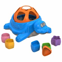 Игра-сортер дидактическая "Черепаха", пластиковая, 6 формочек, НОРДПЛАСТ, 793 - фото 4