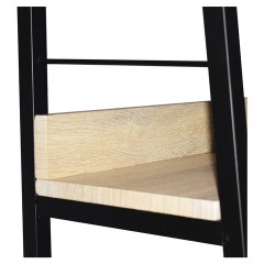 Стеллаж на металлокаркасе BRABIX "LOFT SH-003", 600х350х1500 мм, 5 полок, цвет дуб натуральный, 641236 - фото 7