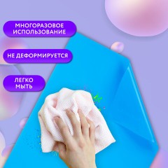 Настольное покрытие BRAUBERG для труда и творческих занятий, силикон, голубое, 30х40 см, 272373 Настольное покрытие BRAUBERG для труда и творческих занятий, силикон, голубое, 30х40 см, 272373 - фото 9
