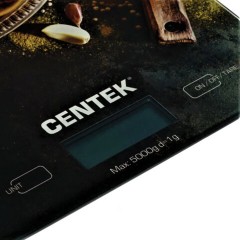 Весы кухонные CENTEK CT-2462 "Специи", электронный дисплей, max вес 5 кг, тарокомпенсация, стекло, CT-2462 Специи - фото 4