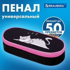 Пенал-футляр BRAUBERG, 1 отделение, органайзер, полиэстер, 22x9х5 см, "Don't wake up", 272311 Пенал-футляр BRAUBERG, 1 отделение, органайзер, полиэстер, 22x9х5 см, "Don't wake up", 272311 - фото 6