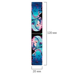 Закладки для книг МАГНИТНЫЕ, "АНИМЕ", комплект 12 штук, 60x20 мм, FUNSTER, 116655 Закладки для книг МАГНИТНЫЕ, "АНИМЕ", комплект 12 штук, 60x20 мм, FUNSTER, 116655 - фото 10