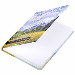 Скетчбук, белая бумага 160 г/м2, 145х203 мм, 64 л., резинка, твердый, BRAUBERG ART CLASSIC "Ван Гог", 114590 - фото 4