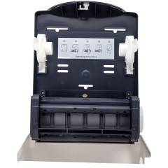 Диспенсер для полотенец в рулонах LAIMA PROFESSIONAL SUPER (H1), механический, белый, ABS-пластик, 609506 - фото 10