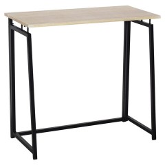 Стол на металлокаркасе BRABIX "LOFT CD-001", 800х440х740 мм, складной, цвет дуб натуральный, 641211 - фото 2