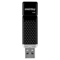 Флеш-диск 16 GB, SMARTBUY Quartz, USB 2.0, черный, SB16GBQZ-K - фото 5