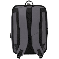 Рюкзак HEIKKI ELECT (ХЕЙКИ) универсальный, отделение для ноутбука, USB-порт, серый, 44х30х16 см, 273863 - фото 5