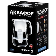 Кувшин-фильтр для очистки воды АКВАФОР "Прованс А5", 4,2 л, со сменной кассетой, белый, 519168 Кувшин-фильтр для очистки воды АКВАФОР "Прованс А5", 4,2 л, со сменной кассетой, белый, 519168 - фото 9