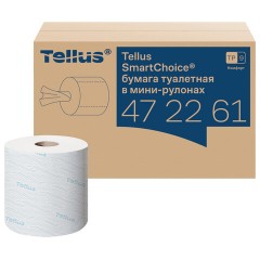 Бумага туалетная 130 м, Tellus/TORK (Система T9) SmartOne, ADVANCED, КОМПЛЕКТ 12 рулонов, 2-слойная, белая, 472261 - фото 2