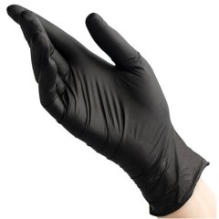 Перчатки нитриловые смотровые 50 пар (100 шт.), размер L, черные BENOVY "Nitrile Chlorinated", ЧЗ, М Перчатки нитриловые смотровые 50 пар (100 шт.), размер L, черные BENOVY "Nitrile Chlorinated", ЧЗ, М - фото 2