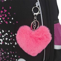 Ранец GRIZZLY анатомическая спинка, c брелоком, для девочек, COOL, 36х28х20 см, RAz-486-4/1 Ранец GRIZZLY анатомическая спинка, c брелоком, для девочек, COOL, 36х28х20 см, RAz-486-4/1 - фото 4