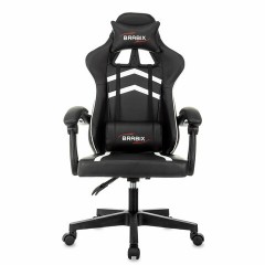 Кресло компьютерное BRABIX "Shooter GM-123", 2 подушки, экокожа, черное/белое, 533191 Кресло компьютерное BRABIX "Shooter GM-123", 2 подушки, экокожа, черное/белое, 533191 - фото 3