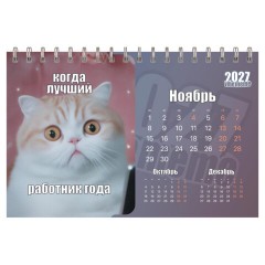 Календарь-домик настольный на гребне, 2027 г., BRAUBERG, 160х110 мм, 6 листов, "Vibe meme", 118451 - фото 13