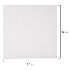 Холст 3D на подрамнике BRAUBERG ART CLASSIC 20х20 см, 440 г/м2, грунт, 100% хлопок мелкое зерно, 191661 - фото 7
