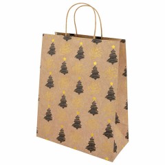 Пакет подарочный НАБОР 4 штуки новогодний 26x32x13 см, "Kraft Large", ЗОЛОТАЯ СКАЗКА, 592133 Пакет подарочный НАБОР 4 штуки новогодний 26x32x13 см, "Kraft Large", ЗОЛОТАЯ СКАЗКА, 592133 - фото 3