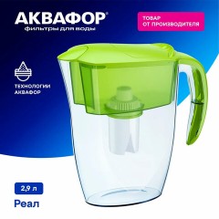 Кувшин-фильтр для очистки воды АКВАФОР "Реал В15", 2,9 л, со сменной кассетой, салатовый, 210156 Кувшин-фильтр для очистки воды АКВАФОР "Реал В15", 2,9 л, со сменной кассетой, салатовый, 210156 - фото 8