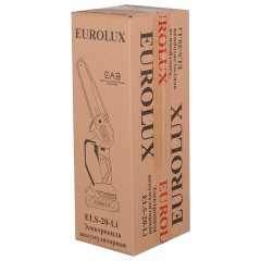 Пила цепная аккумуляторная EUROLUX ELS-20-Li, 20 В, 150 мм, Li-ion 2 А·ч, 70/10/56 - фото 5