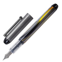 Ручка перьевая PILOT V-Pen, ЧЕРНАЯ, корпус серый, линия письма 0,58 мм, SVP-4M B - фото 2