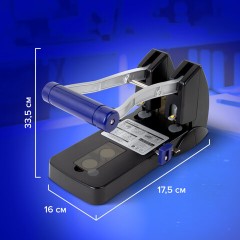 Дырокол металлический МОЩНЫЙ BRAUBERG "EXTRA Heavy duty", до 160 листов, черно-синий, 272722 Дырокол металлический МОЩНЫЙ BRAUBERG "EXTRA Heavy duty", до 160 листов, черно-синий, 272722 - фото 15