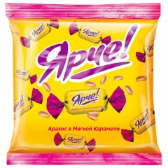 Конфеты шоколадные ЯРЧЕ! с арахисом и мягкой карамелью, 500 г, НК556 Конфеты шоколадные ЯРЧЕ! с арахисом и мягкой карамелью, 500 г, НК556 - фото 3