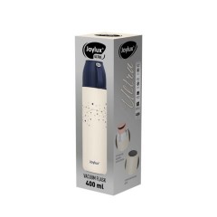 Термос 0,4 л JOYLUX (ДЖОЙЛЮКС) ULTRA, нержавеющая сталь SUS304, крышка/кружка + ремешок, звезды, 700311 - фото 7