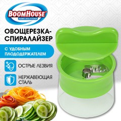 Овощерезка-спиралайзер, ручная, нержавеющая сталь, BOOMHOUSE (БУМХАУС), 702097 - фото 7