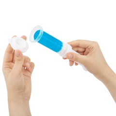 Диски гелевые, освежитель и очиститель для унитаза / писсуара, 8 дисков 44 г, LAIMA, "Океан", шприц, 609796 - фото 7