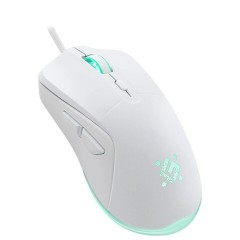 Мышь проводная DEFENDER Arga GM-049, 1200/1800/2400/3600 dpi, 5 кнопок + 1 колесо-кнопка, белый, 52048 - фото 2