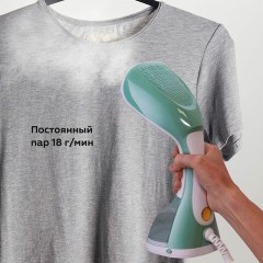 Отпариватель ручной BQ (БИ-КЬЮ) SG1003H, 1400 Вт, пар 18 г/мин, резервуар 0,22 л, 1 режим белый/мятный, 86192513 Отпариватель ручной BQ (БИ-КЬЮ) SG1003H, 1400 Вт, пар 18 г/мин, резервуар 0,22 л, 1 режим белый/мятный, 86192513 - фото 8